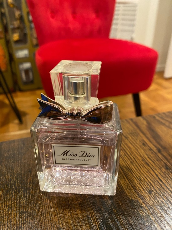 Dior Other - Dior Miss Dior Blooming Bouquet - Light Pink Glass Bottle Silver Bow. 3.4 oz.